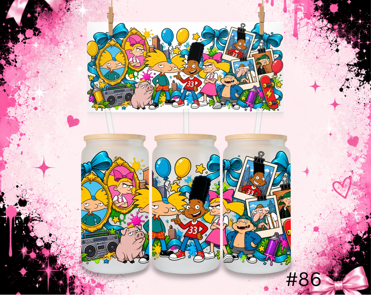 16 oz Wrap design #86