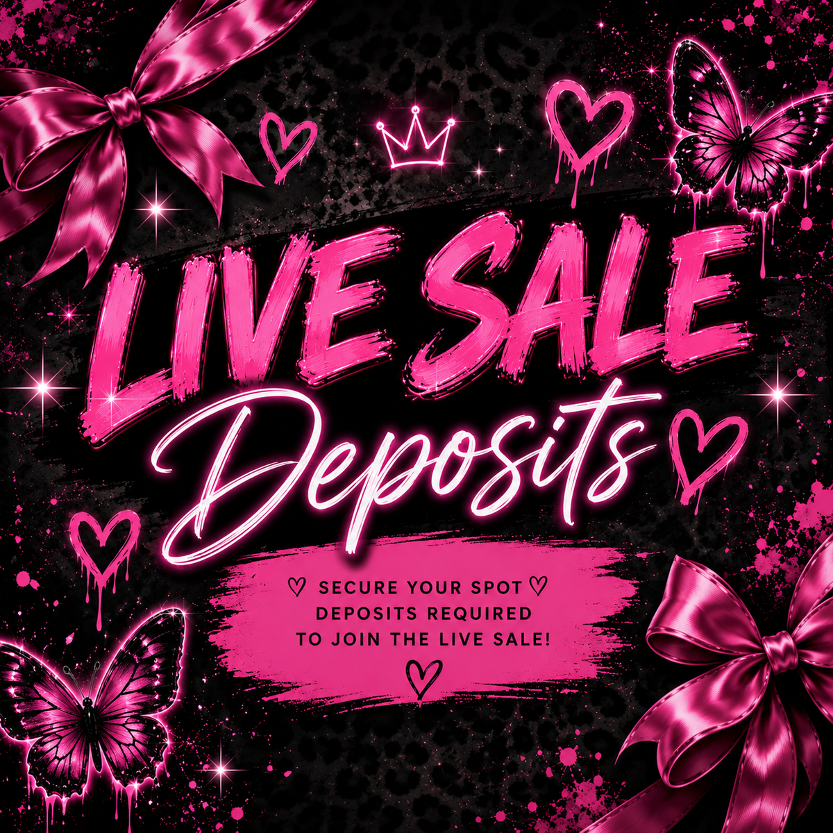 Live Sale Deposits