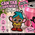 Cute Mouse  Can opener  ( Digital File )