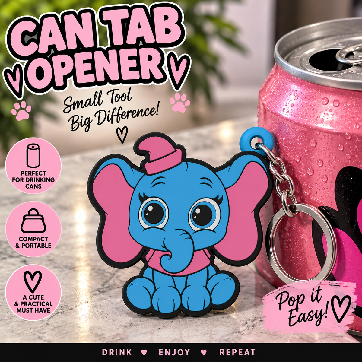 Cute Elephant Can Opener