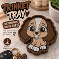 Lady Trinket Tray  ( Digital File )