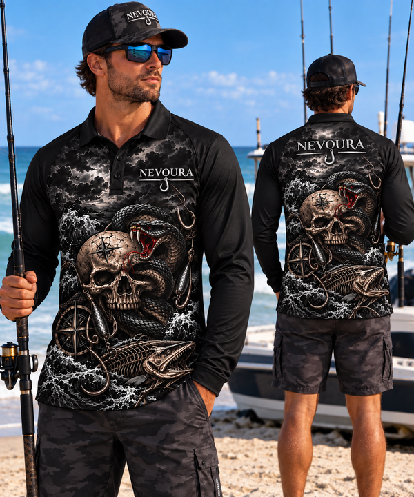 DEADLY CATCH ( Mens Fishing Shirt )