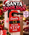 Santa Door sign