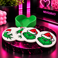 Grinch Drink Coasters