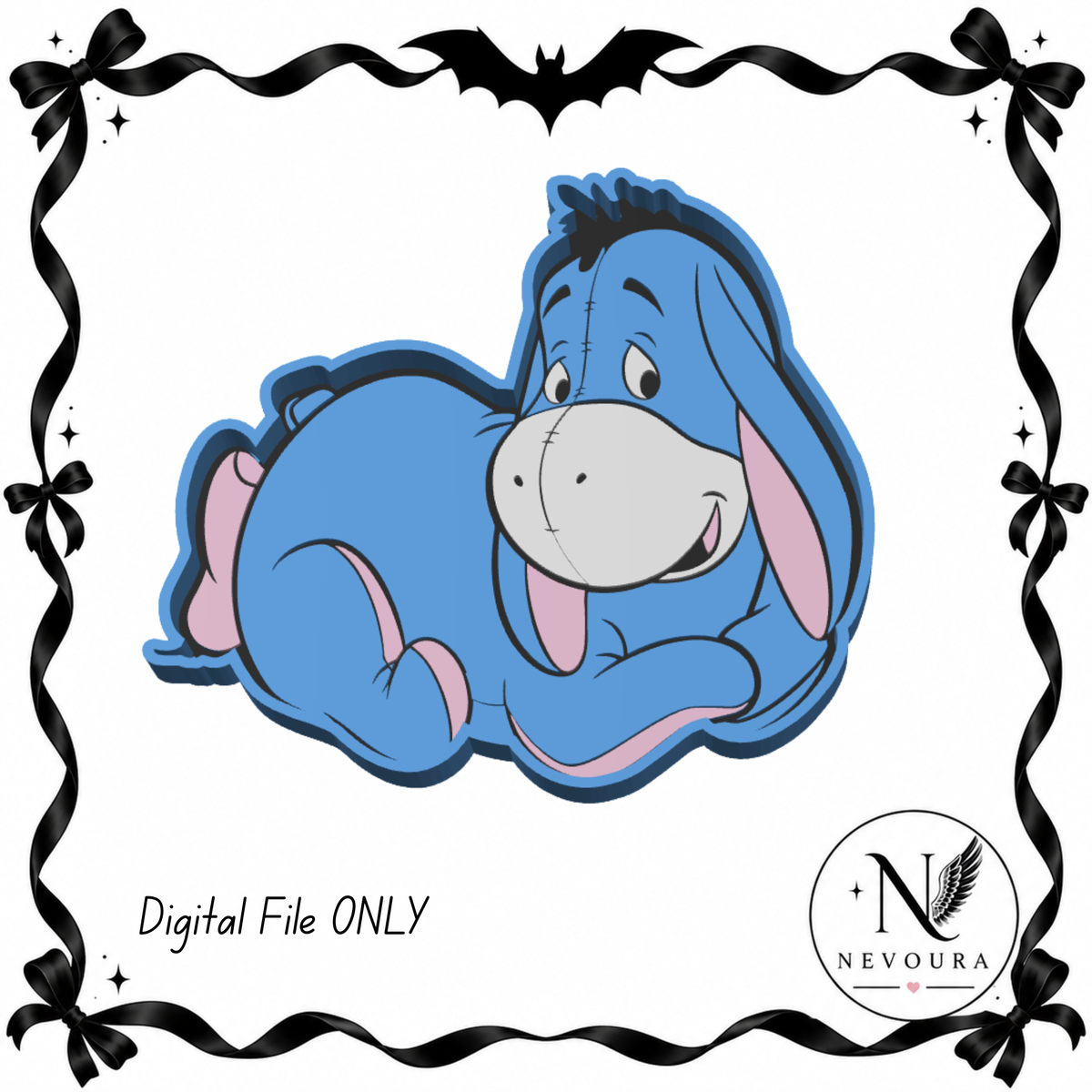 Donkey Trinket Tray ( Digital File )