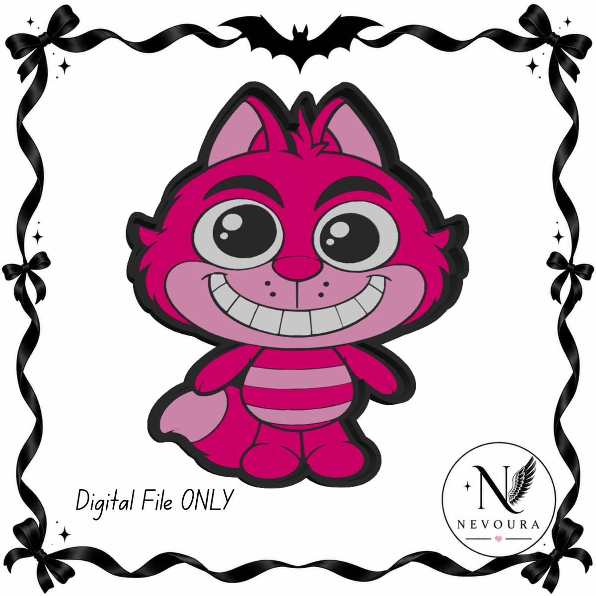 Chesh Trinket Tray  ( Digital File )