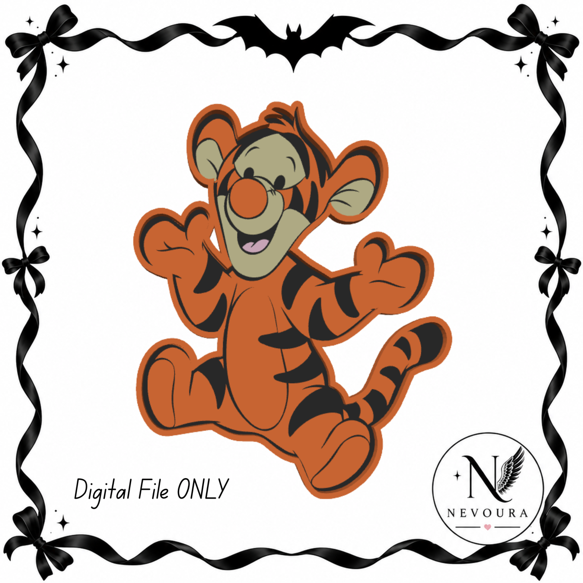 Tiger Trinket Tray  ( Digital File )
